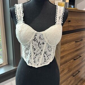NWT Lace Bustier PacSun S